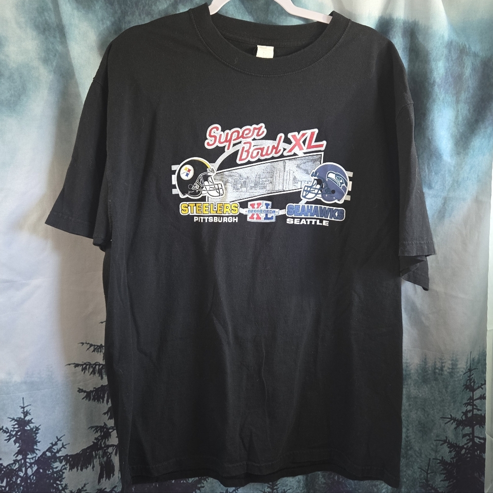 Black Super Bowl XL T-Shirt